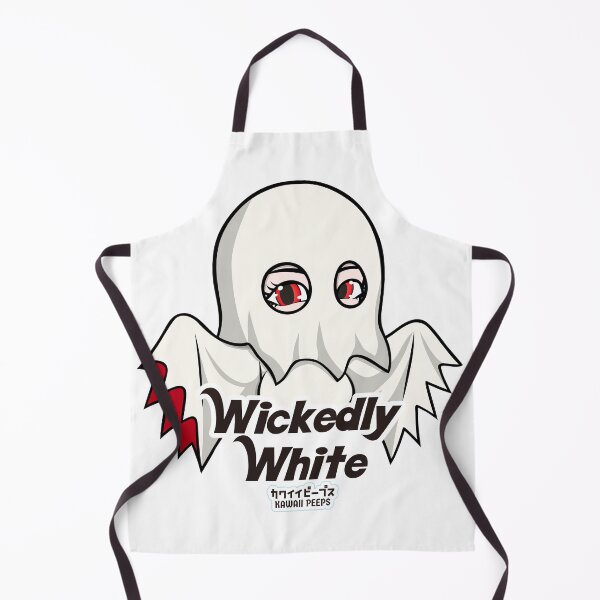 Item preview, Halloween Ghost Girl Wickedly White Kawaii Cute Spooky Design designed and sold by P-L-Sardines.