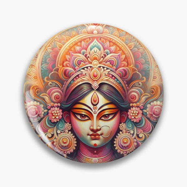 Item preview, Hindu God Durga Devi Art Hindu Goddess Durga art designed and sold by tsgayathri.