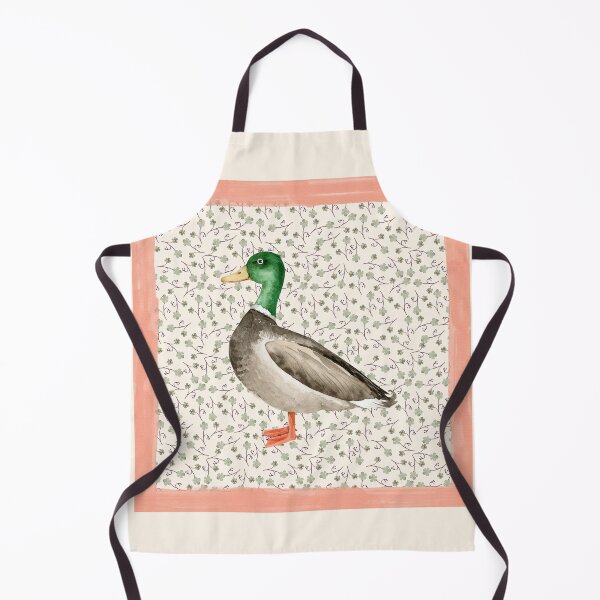Item preview, Mallard duck, Vintage nursery farmhouse cottagecore art trendy retro illustration designed and sold by ArticraftShop.