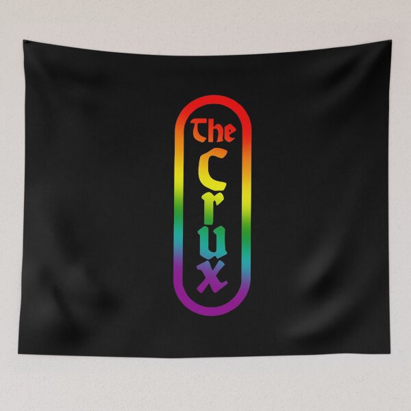Item preview, the crux djo logo rainbow transparent designed and sold by rilesweir.