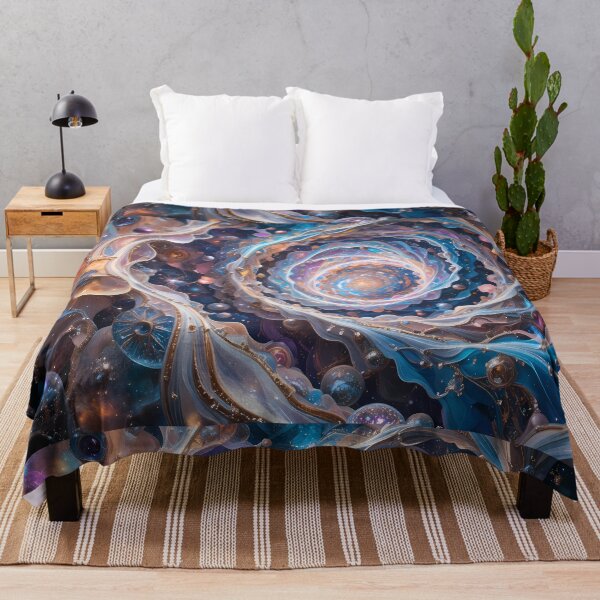 Item preview, River Ethereal Cosmic Scenes Surreal Artistry Elements Art  designed and sold by ART ATTACK ZONE.