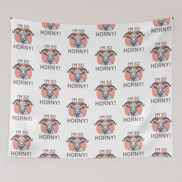 Item preview, I'M SO HORNY! designed and sold by NicMacTees.
