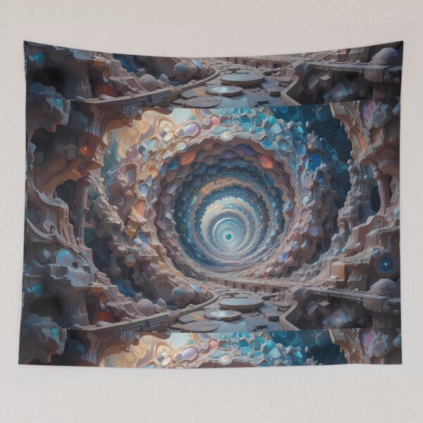 Item preview, Train Ethereal Cosmic Scenes Surreal Artistry Elements Art  designed and sold by ART ATTACK ZONE.
