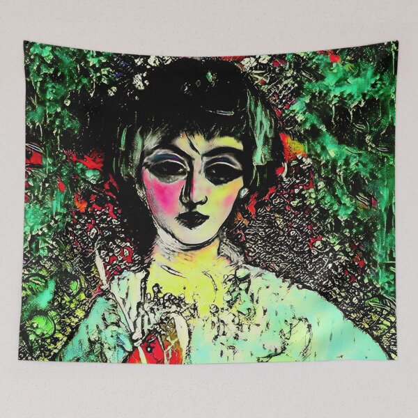 Item preview, Gothic Garden Portrait with Abstract Expression designed and sold by CASturgill.
