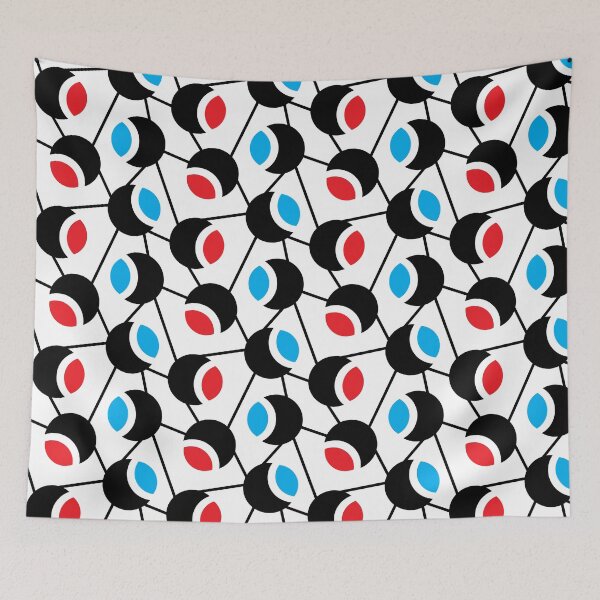 Item preview, Modern circular abstract pattern designed and sold by SweetberryHouse.