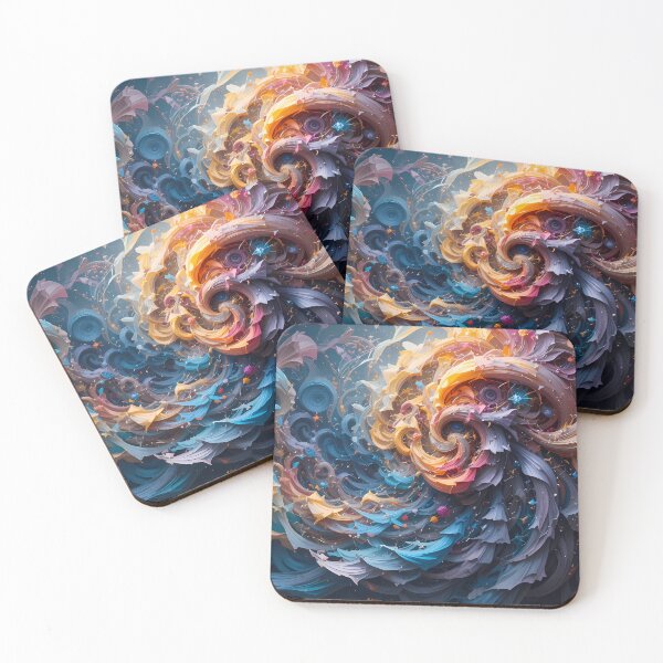Item preview, Year Ethereal Cosmic Scenes Surreal Artistry Elements Art  designed and sold by ART ATTACK ZONE.