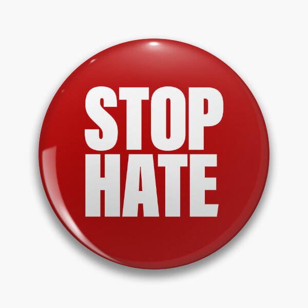 Item preview, Stop Hate - white designed and sold by Femination.