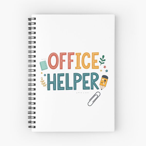 Item preview, Paperclip Office Helper – Bright Typography Desk Accessory Design designed and sold by VividOrganica.