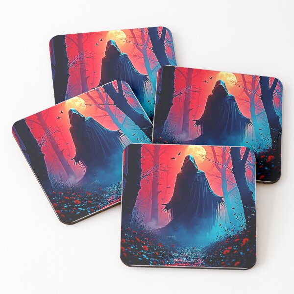 Item preview, Eerie Shadow in Crimson Woods Design designed and sold by Health And Fitness Posts e-Store.