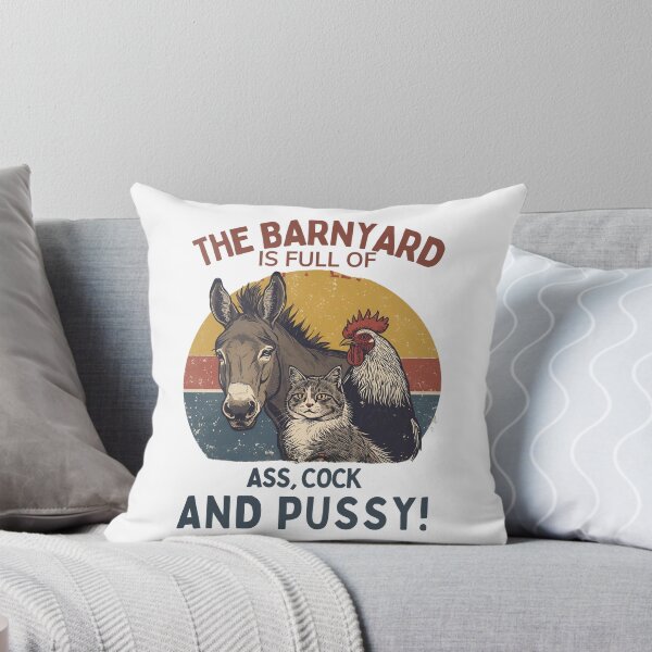 Item preview, The barnyard is full of ass, cock, and pussy! designed and sold by NicMacTees.