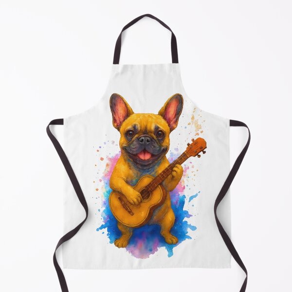Item preview, French Bulldog playing Music designed and sold by Dragon Space.