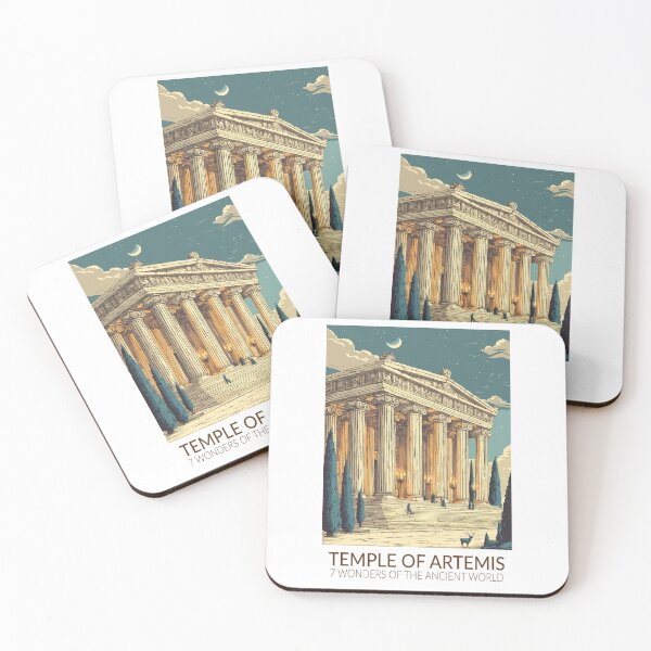 Item preview, Temple of Artemis Seven Wonders of the World Vintage designed and sold by KrisSidDesigns.