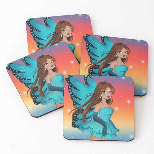 Item preview, butterfly girl  designed and sold by MarielaArtShop.