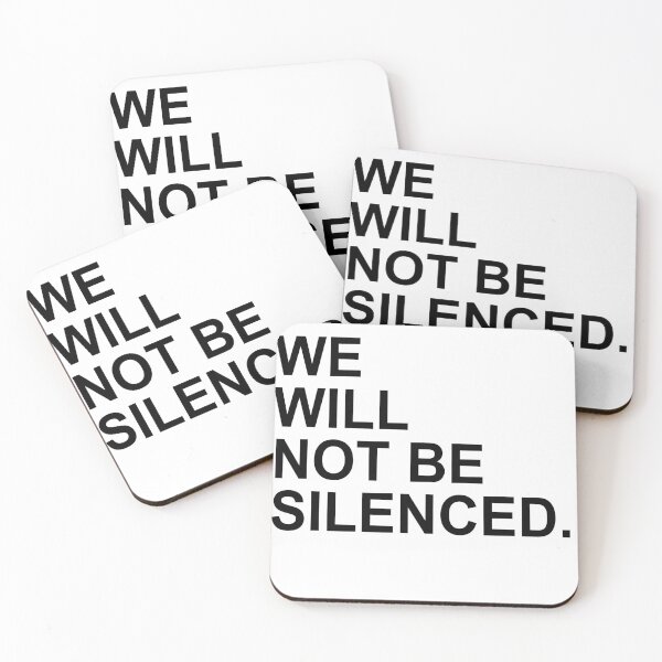 Item preview, We Will Not Be Silenced – Freedom of Speech Protest Unapologetic Voice, Resist Censorship & Stand for Expression designed and sold by House Sparrow.