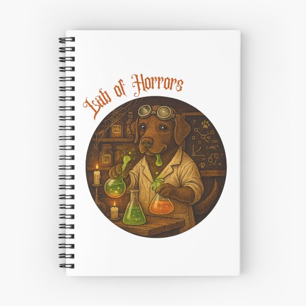 Item preview, Lab of Horrors — Mad Lab Scientist (Halloween Labrador Retriever) designed and sold by VibeOasis.