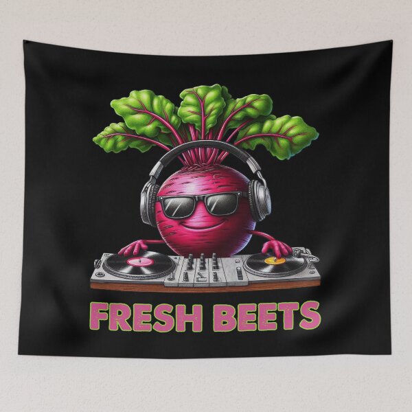Item preview, Fresh Beets DJ Funny Vegetable Pun designed and sold by TeeARTHY.