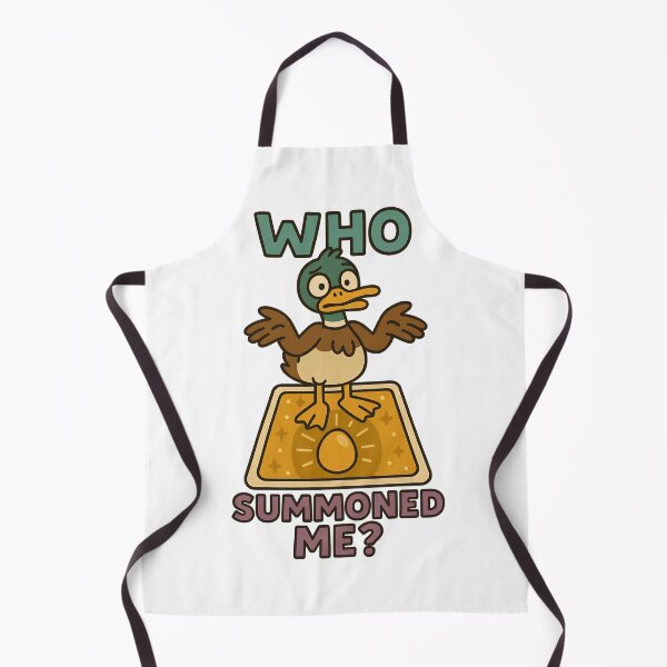 Item preview, Who Summoned Me Funny Summoning Duck Card Game Design designed and sold by TeeTimeTreasure.