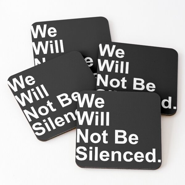 Item preview, We Will Not Be Silenced Freedom of Speech Protest Unapologetic Voice Censorship & Stand for Expression designed and sold by House Sparrow.