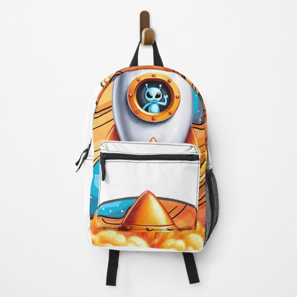 Item preview, Alien Rocket Adventure – Cute Space Illustration designed and sold by DesignArtist.ia.