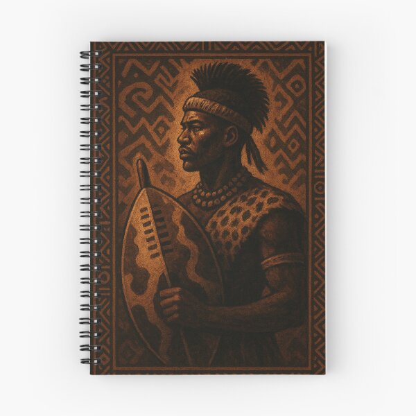 Item preview, Zulu Shield - African warrior designed and sold by DamioPolArt.