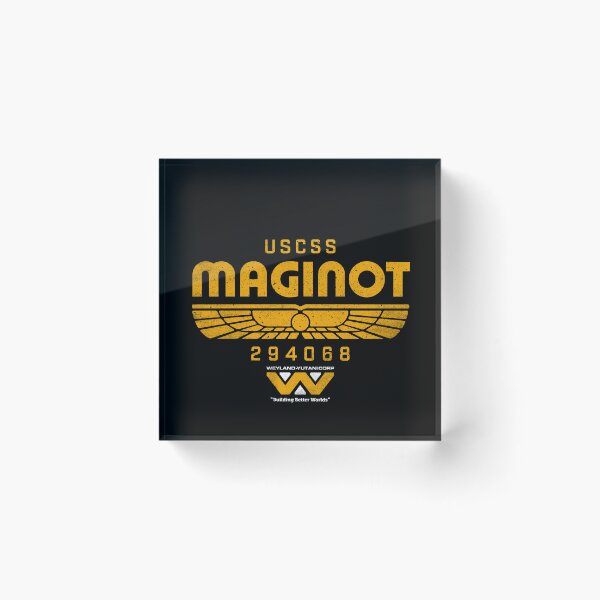 Item preview, USCSS Maginot Weyland Yutani Logo Alien Earth Spaceship designed and sold by therocketman.