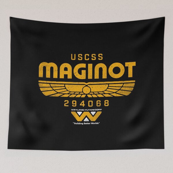 Item preview, USCSS Maginot Weyland Yutani Logo Alien Earth Spaceship designed and sold by therocketman.