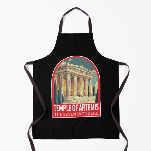 Item preview, Temple of Artemis Illustration Seven Wonders Art Emblem designed and sold by KrisSidDesigns.