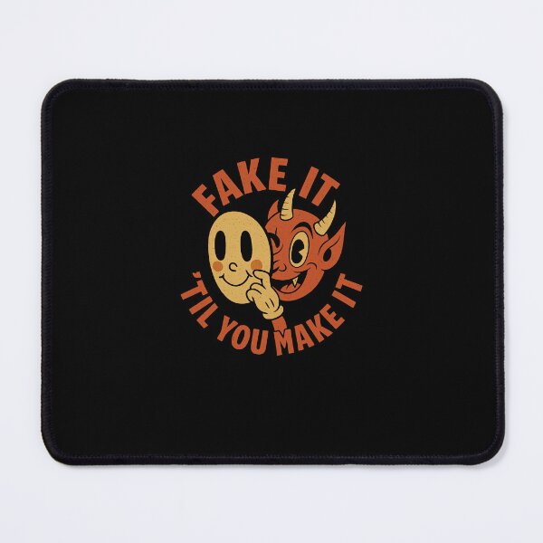 Item preview, Fake It ’Til You Make It – Retro Vintage Cartoon Design designed and sold by ✸Mikaia✸.