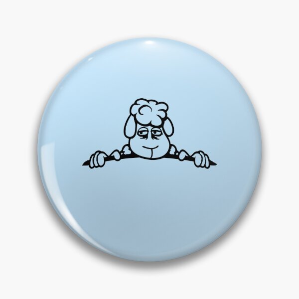 Item preview, Sheep Tired Behind Fence in Bag Sleepy Exhausted Sad designed and sold by shirt-o-mat.