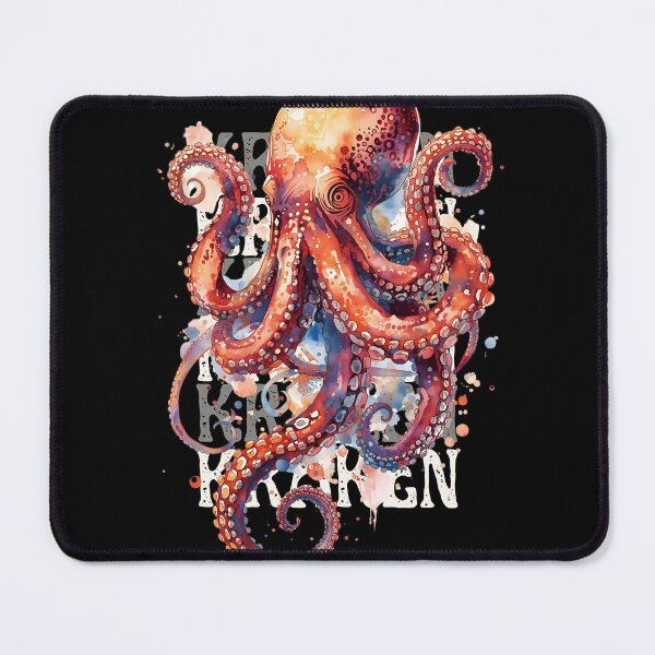 Item preview, Kraken in Watercolor designed and sold by PatronesKawai.