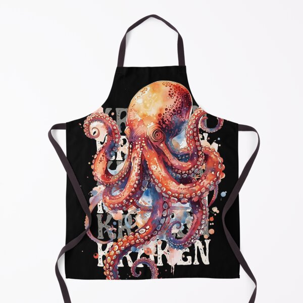 Item preview, Kraken in Watercolor designed and sold by PatronesKawai.