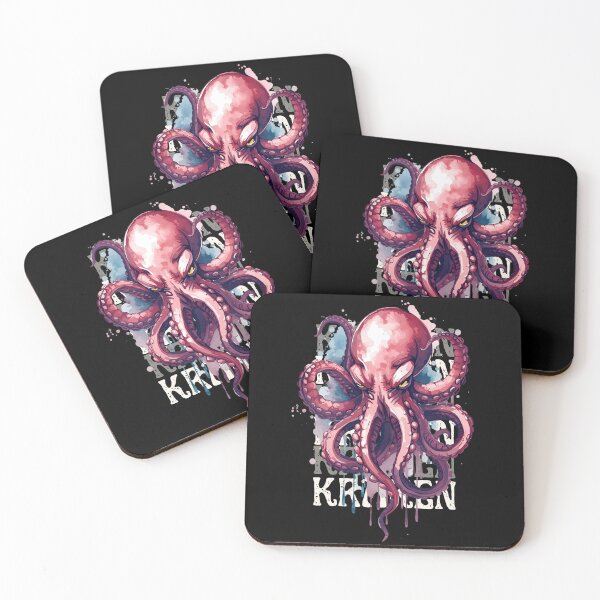 Item preview, Kraken in Watercolor designed and sold by PatronesKawai.