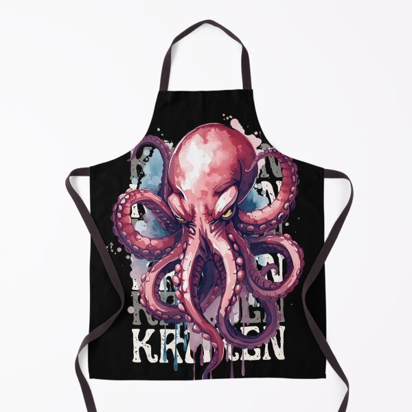 Item preview, Kraken in Watercolor designed and sold by PatronesKawai.