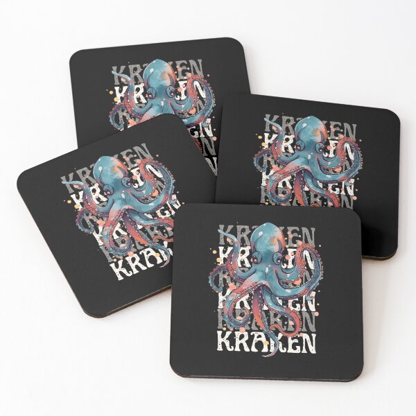 Item preview, Kraken in Watercolor designed and sold by PatronesKawai.