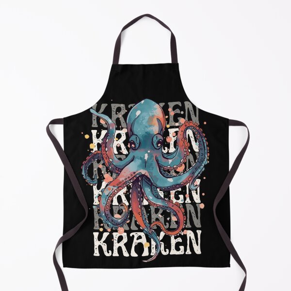 Item preview, Kraken in Watercolor designed and sold by PatronesKawai.