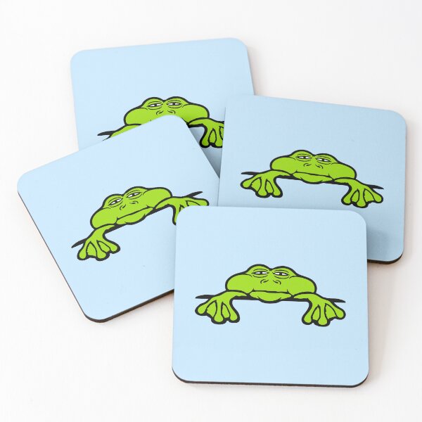 Item preview, Frog Toad Tired Behind Fence Bag Sleepy Exhausted Sad designed and sold by shirt-o-mat.
