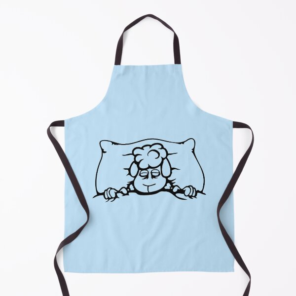 Item preview, Sheep Sleeps Tired Under Bed Duvet Pillow Sleepy designed and sold by shirt-o-mat.