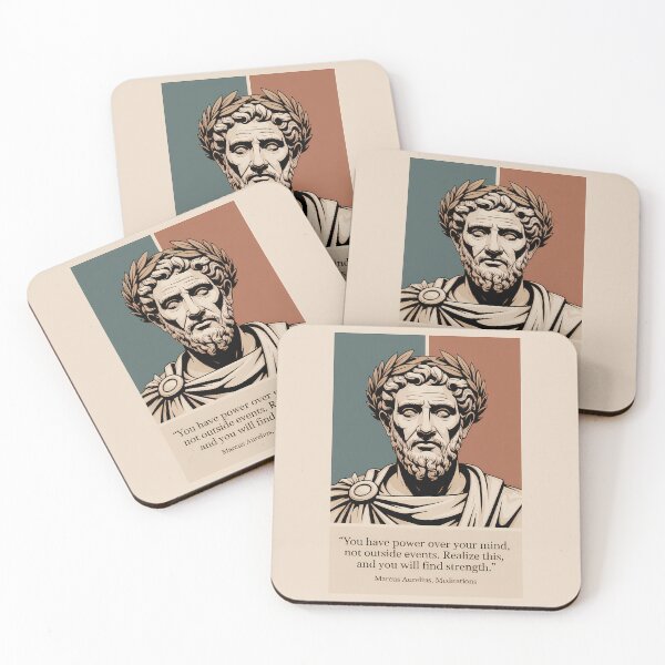 Item preview, Marcus Aurelius Quote Roman Emperor Illustration Vintage designed and sold by KrisSidDesigns.