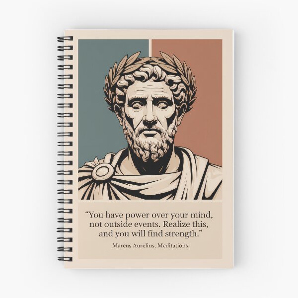 Item preview, Marcus Aurelius Quote Roman Emperor Illustration Vintage designed and sold by KrisSidDesigns.