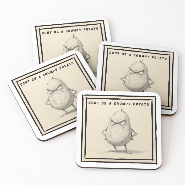 Item preview, Don't be a Grumpy Potato designed and sold by ProbablyHungry.