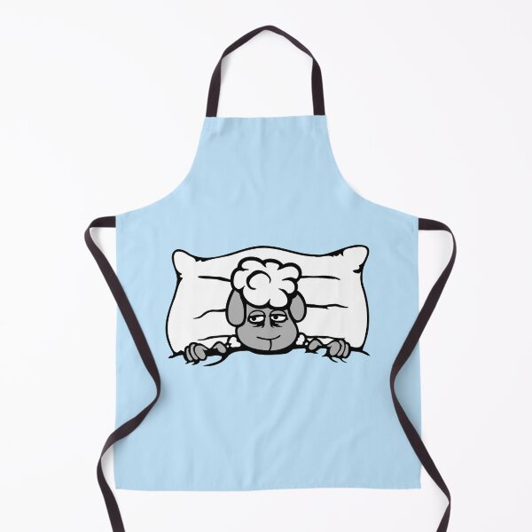 Item preview, Sheep Exhausted Tired Under Bed Duvet Pillow Sleepless designed and sold by shirt-o-mat.