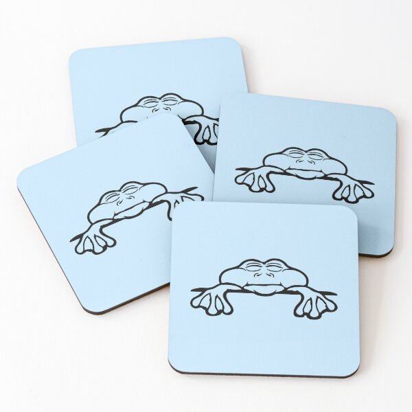 Item preview, Frog Toad Tired Behind Fence Bag Sleepy Exhausted Sad designed and sold by shirt-o-mat.