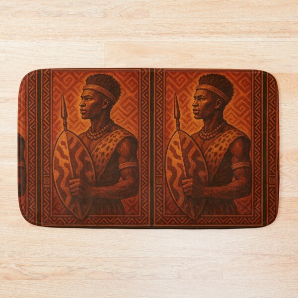 Item preview, Zulu Shield - traditional warrior designed and sold by DamioPolArt.
