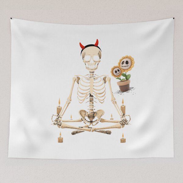 Item preview, Skeleton on yoga  designed and sold by Skifia.