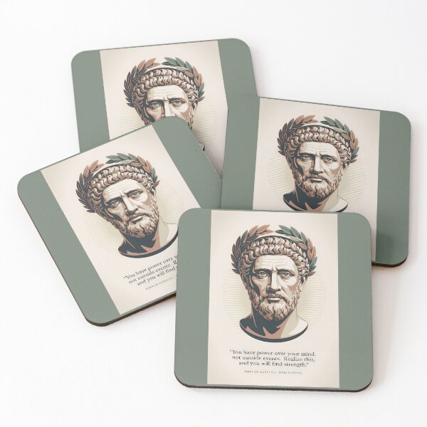 Item preview, Marcus Aurelius Meditations Quote Illustration Vintage designed and sold by KrisSidDesigns.