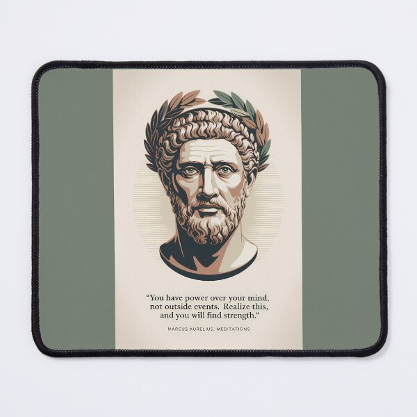 Item preview, Marcus Aurelius Meditations Quote Illustration Vintage designed and sold by KrisSidDesigns.