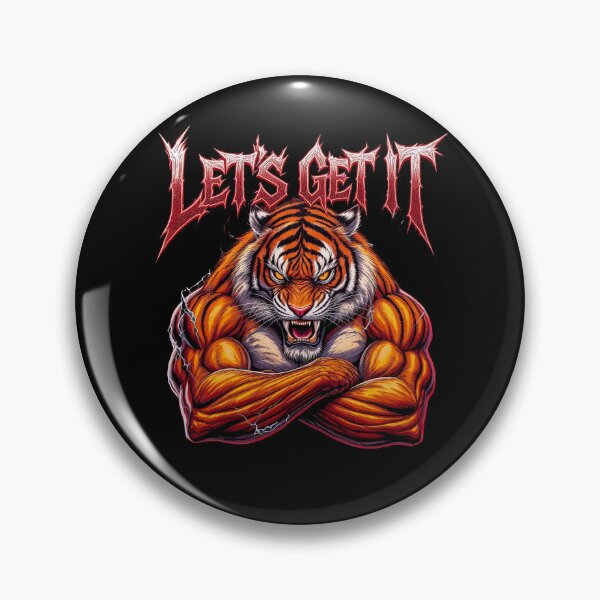 Item preview, Let's Get It - Tiger Workout designed and sold by J-Shocks Designs.