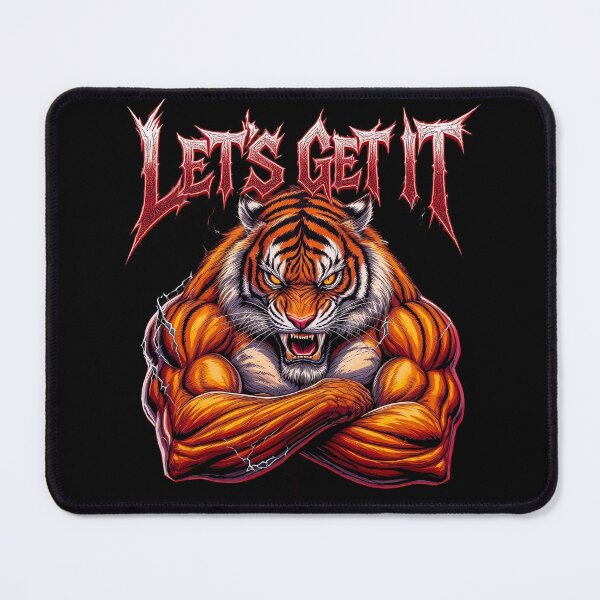 Item preview, Let's Get It - Tiger Workout designed and sold by J-Shocks Designs.