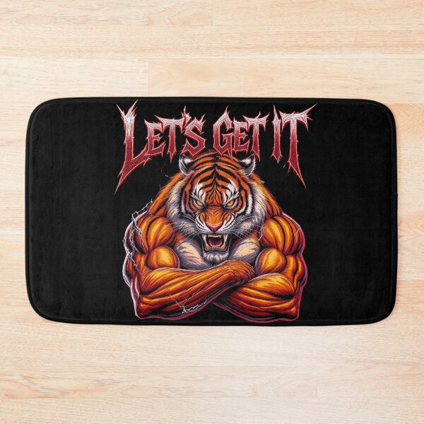 Item preview, Let's Get It - Tiger Workout designed and sold by J-Shocks Designs.