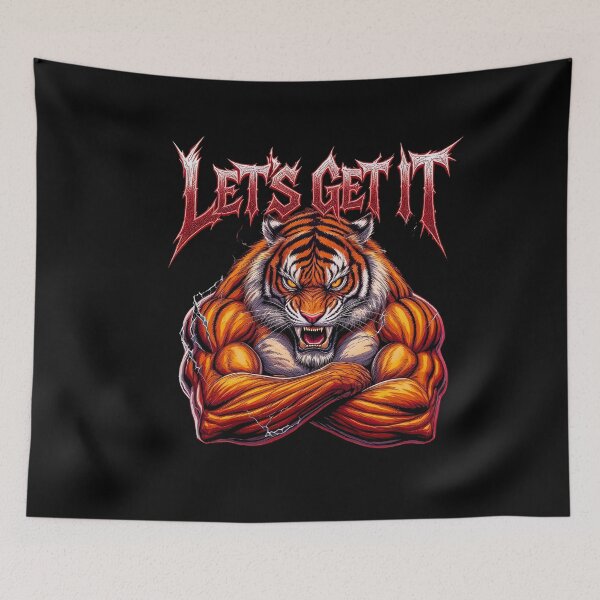 Item preview, Let's Get It - Tiger Workout designed and sold by J-Shocks Designs.